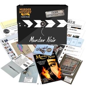 Murder Mystery Party Case Files: Murder Noir Game Event Social New in Sealed Box